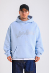 LLS Taş Baskılı Oversize Hoodie SW1303