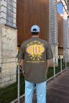 Luter Baskılı Haki Oversize Tshirt T1100