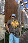 Luter Baskılı Haki Oversize Tshirt T1100