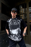Man Baskılı Oversize Tshirt T554