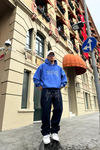 Mavi Acid Wash Oversize Dad Sweatshirt SW996