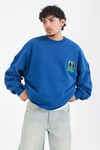 Mavi Patch Detay Oversize Sweatshirt