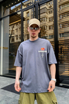 MCD Gri Cactus Jack Oversize Tshirt T582