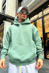 Monaco Nakışlı Yeşil Oversize Sweatshirt SW920