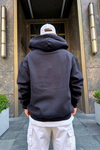Multiply Baskılı Zipper Oversize Sweatshirt SW863