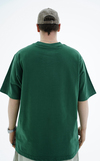 Nakışlı Yeşil Oversize Tshirt CT01 25CY062
