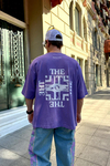 Nasty Baskılı Mor Oversize Tshirt T835