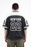 Newyork Baskılı Oversize Forma Tshirt JC01 26Y193