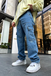 Ofcl Blok Detay Cepli Jean Pantolon P776
