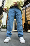 Ofcl Blok Detay Cepli Jean Pantolon P776