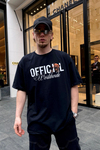 Official Worldwide Baskılı Oversize Tshirt T538