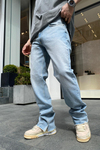 Paça Püsküllü Yırtmaç Detay Jean Pantolon P584