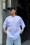 Palm A. Baskılı Beyaz Oversize Tshirt T570