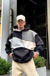 Parçalı Oversize Premium Sweatshirt SW964