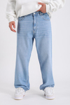 PB Açık Mavi Acid Wash Baggy Fit Jean P1021