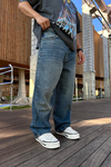 PB Mavi Baggy Jean Pantolon P979