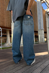 PB Mavi Baggy Jean Pantolon P979