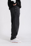 PB Siyah Acid Wash Baggy Fit Jean P1022