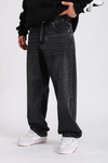 PB Siyah Acid Wash Baggy Fit Jean P1022