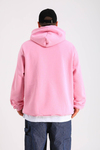 Pembe Oversize Basic Hoodie SW1274