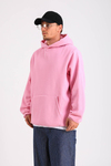 Pembe Oversize Basic Hoodie SW1274