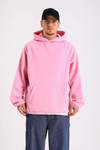 Pembe Oversize Basic Hoodie SW1274
