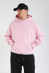 Pembe Oversize Rv Basic Hoodie
