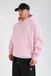 Pembe Oversize Rv Basic Hoodie