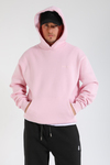 Pembe Oversize Rv Basic Hoodie