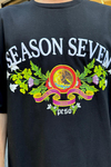 Peso Baskılı Siyah Oversize Tshirt T875