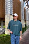 Philadelphia Yeşil Oversize Tshirt T1024