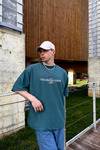 Philadelphia Yeşil Oversize Tshirt T1024