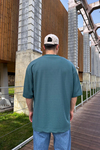 Philadelphia Yeşil Oversize Tshirt T1024