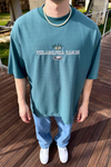 Philadelphia Yeşil Oversize Tshirt T1024