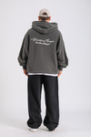 PQS Acid Wash Oversize Zipper Hoodie SW1283