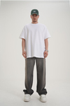 Praise Baskılı Beyaz Oversize Tshirt CT01 MRT26008/1