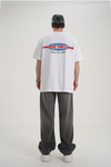 Praise Baskılı Beyaz Oversize Tshirt CT01 MRT26008/1