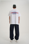 Praise Baskılı Beyaz Oversize Tshirt CT01 MRT26008/1