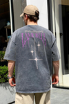Premium Acid Wash Baskılı Oversize Tshirt T609