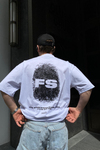 Print FS Baskılı Beyaz Oversize Tshirt T579