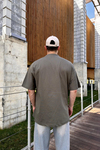 Rabbit Promo Haki Oversize Tshirt T1094