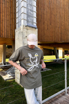 Rabbit Promo Haki Oversize Tshirt T1094
