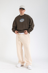 Reason Baskılı Oversize Sweatshirt SW1377