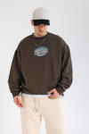 Reason Baskılı Oversize Sweatshirt SW1377
