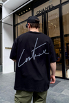 Reflektif Baskılı Couture Oversize Tshirt T578