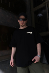 Reflektif Baskılı Couture Oversize Tshirt T578