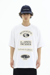 Reimagine Patch Detay Beyaz Oversize Tshirt