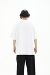 Reimagine Patch Detay Beyaz Oversize Tshirt