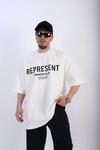 Represent Owners Krem Oversize Tshirt T892
