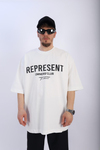 Represent Owners Krem Oversize Tshirt T892